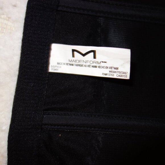 Maidenform Waist Corset Black Floral - size S - Never Worn - Picture 3 of 5